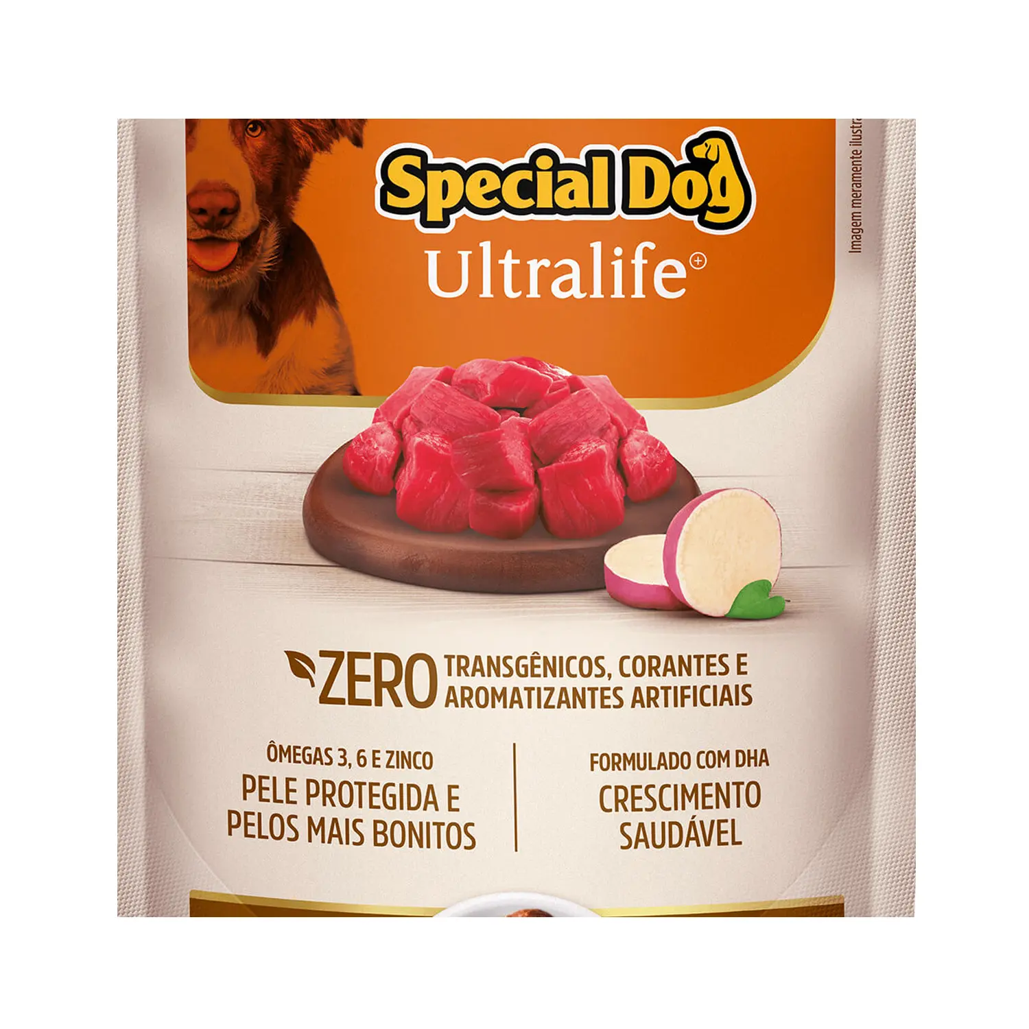 Ração Úmida Special Dog Ultralife Cães Filhotes Carne Ração Úmida Special Dog Ultralife Cães Filhotes Carne